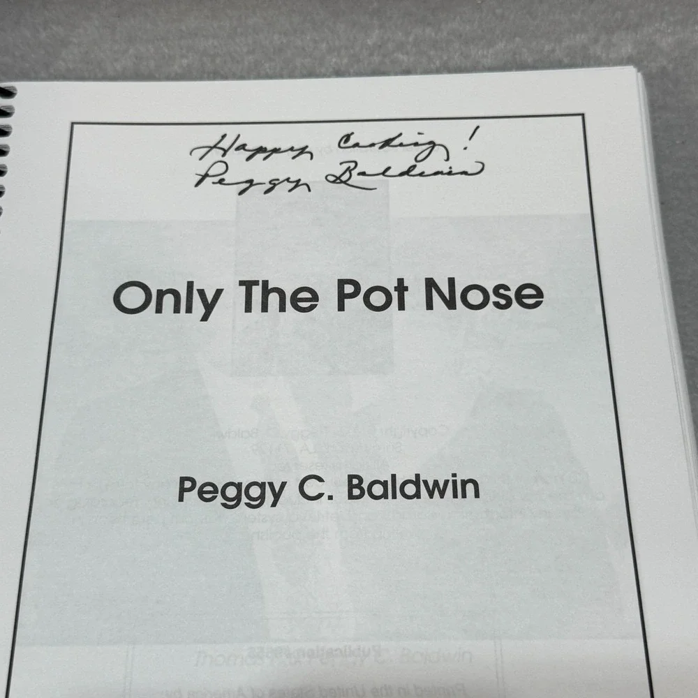 Vintage 2004 Signed Only The Pot Nose Cookbook Elvis Presley Shreveport LA